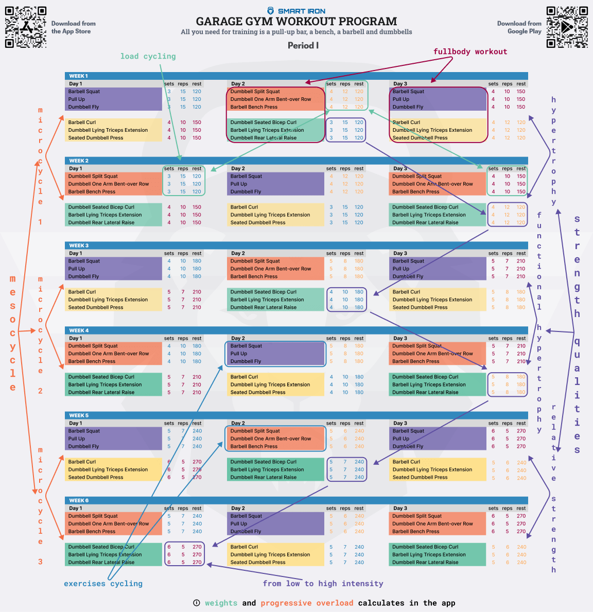 Garage Gym Workout Plan